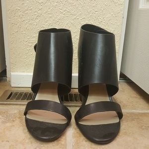 Aldo strappy block heels